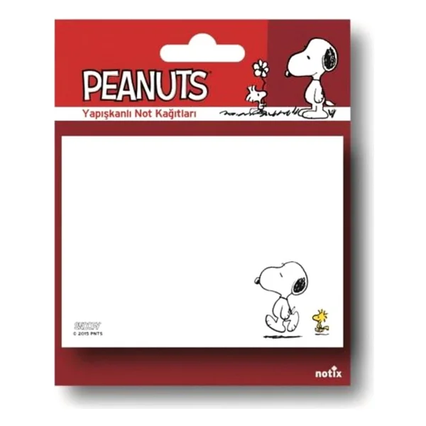 Umur Snoopy Yapışkanlığı Not Kağıdı 50 Yaprak (2 Farklı Model) - Görsel 2