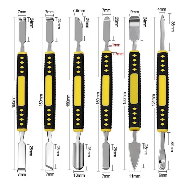 Mso Teknoloji Vıp Kalite 6 Parça Elektronik Spatula Tamir Set - Görsel 3