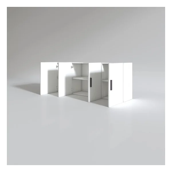 Kenzlife Hazır Mutfak Marina Byz 060x150x22 Mutfak Banyo Dolabı Kapaklı Raflı - Görsel 2