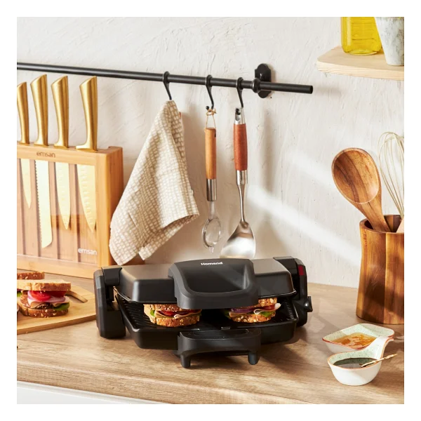 Homend Toastbuster 1337h Siyah 1500 W Tost Makinesi - Görsel 3