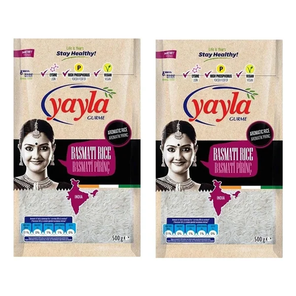 Yayla Gurme Basmati Pirinç 500 Gr 2'li - Görsel 2