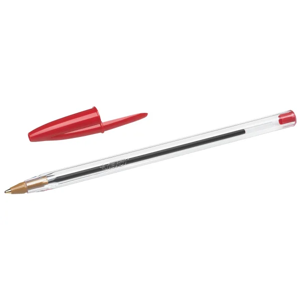 Bic Cristal Medium 50'li Kırmızı Tükenmez Kalem - Görsel 3