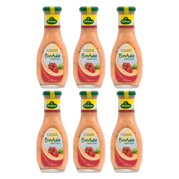 Kühne Binada Salata Sosu 9'lu 250 Ml - 2,2 Kg - Görsel 4