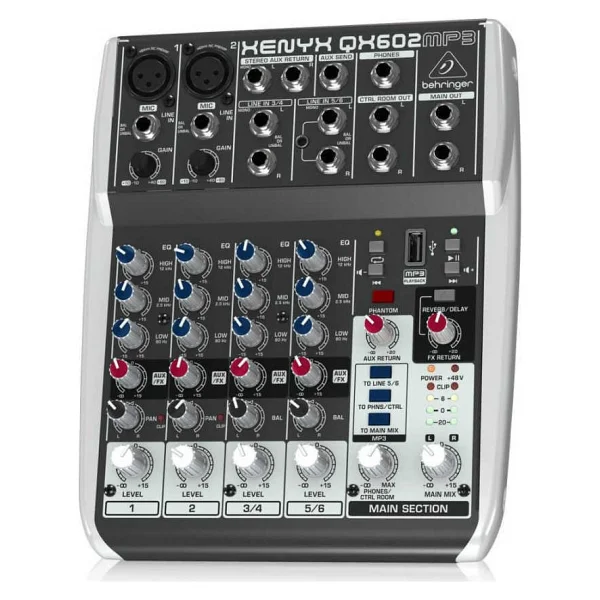 Behringer Qx602mp3 6 Kanal Mp3'lü Ses Mikseri - Görsel 5