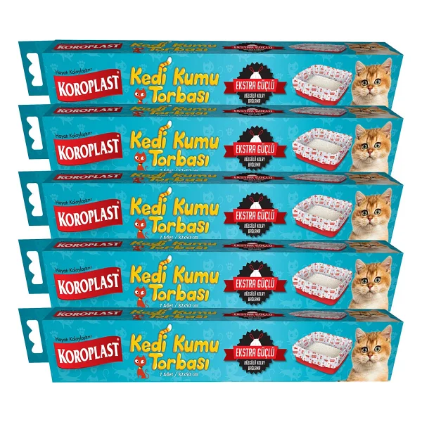 Koroplast Kedi Kumu Torbası 7 Adet - 5'li - Görsel 2