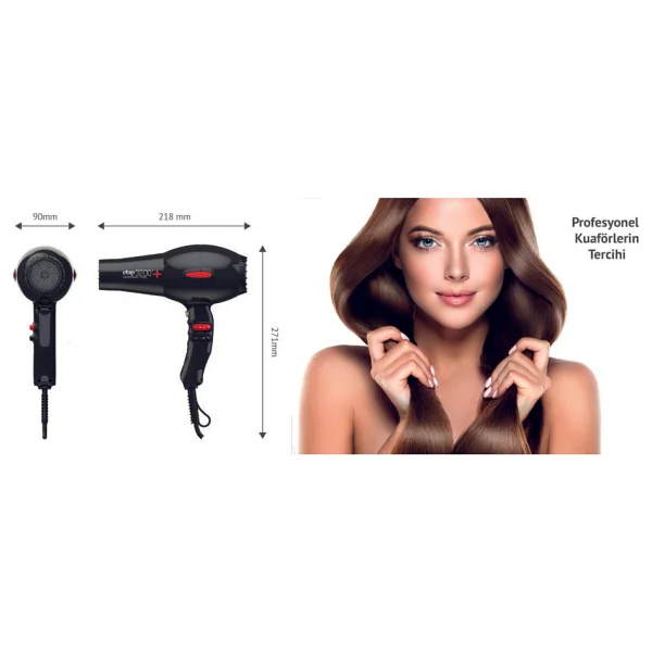 Etap 3200 Marathon 2200 W Profesyonel + Vigo Saç Kurutma Makinesi - Görsel 3
