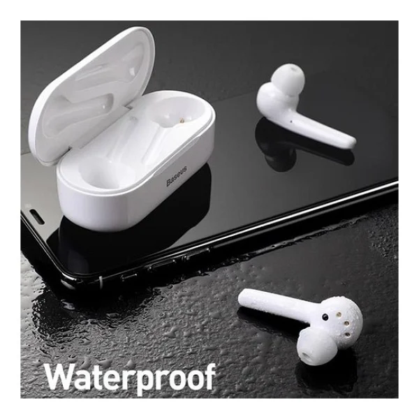 Baseus Encok W07 TWS Kulak İçi Bluetooth Kulaklık Beyaz - Görsel 3