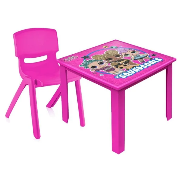 Fiore Lol Mavi Çocuk Masa Sandalye Takımı - Görsel 5
