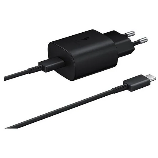 Samsung Ep-Ta800x 25 W Siyah Type-C Kablolu Hızlı Şarj Aleti - Görsel 5
