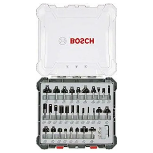 Bosch Profesyonel Karışık Freze Ucu Seti Şaftlı 8 Mm 30'lu - Görsel 5