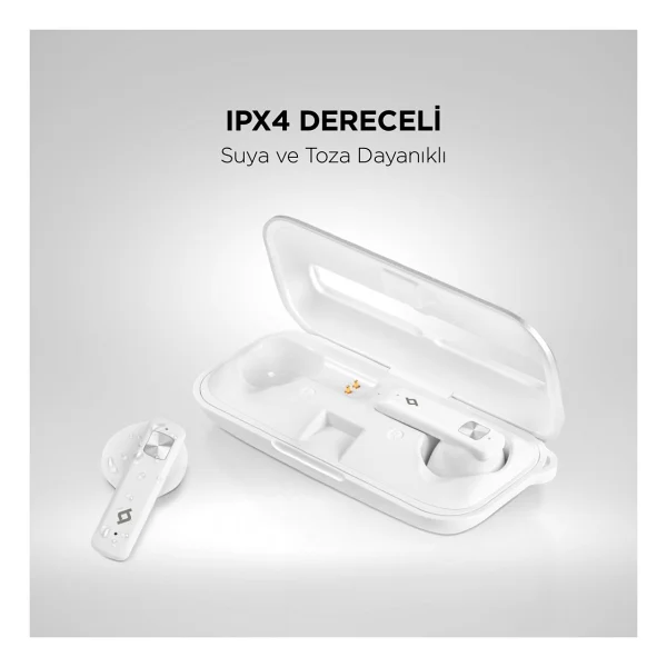 Ttec AirBeat UltraSlim 2KM136B TWS Beyaz Kulak İçi Bluetooth Kulaklık - Görsel 9