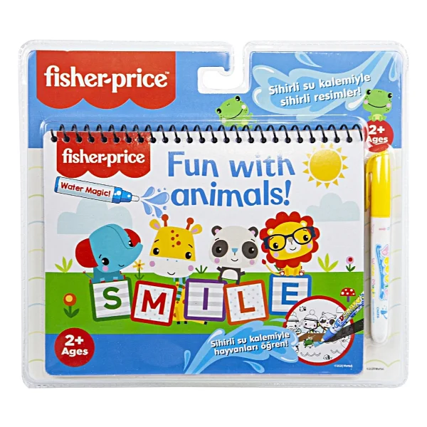 Fisher Price Water Magic Hayvanlar Sihirli Boyama Kitabı - Görsel 7