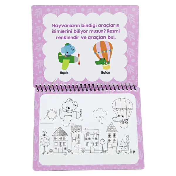 Fisher Price Water Magic Araçlar Sihirli Boyama Kitabı - Görsel 3