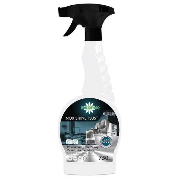 Rulopak Paslanmaz Çelik Yüzey Ve Ankastre Temizleyici 750 Ml - Görsel 2