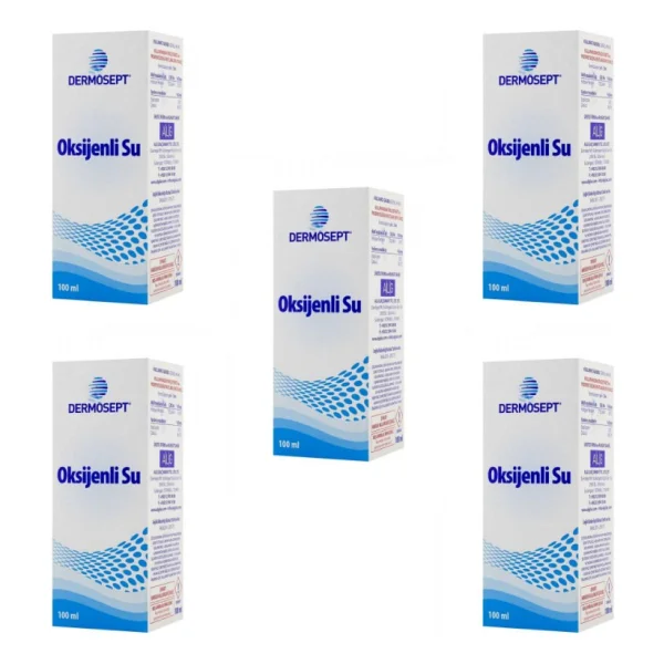 Dermosept Oksijenli Su 100 Ml - 5 Adet - Görsel 4