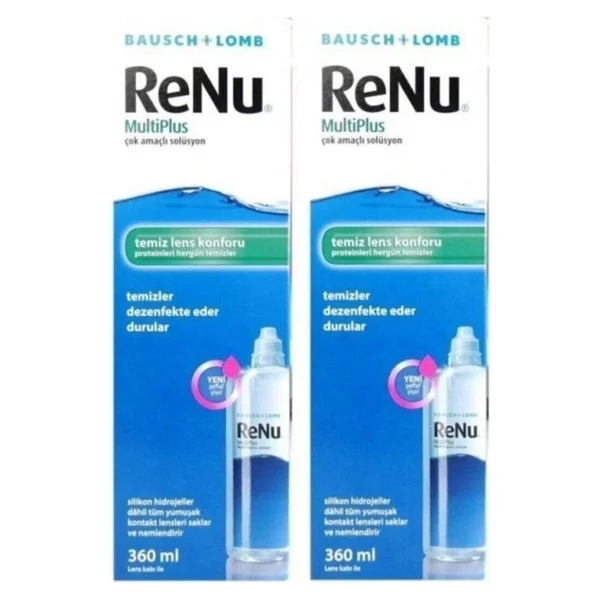 Bausch + Lomb Renu 360 Ml Lens Solüsyo-Nu 2 Li Paket Renu 360 - Görsel 2