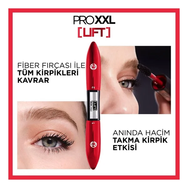 L'oreal Paris Pro XXL Lift Siyah Maskara - Görsel 3