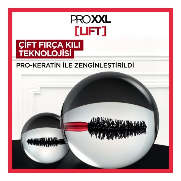 L'oreal Paris Pro XXL Lift Siyah Maskara - Görsel 4