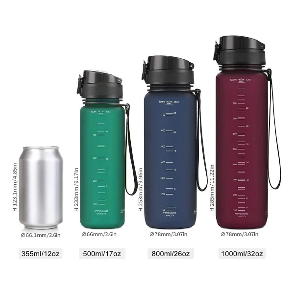 Uzspace 3026 Yeşil 500 Ml Tritan Matara - Görsel 3