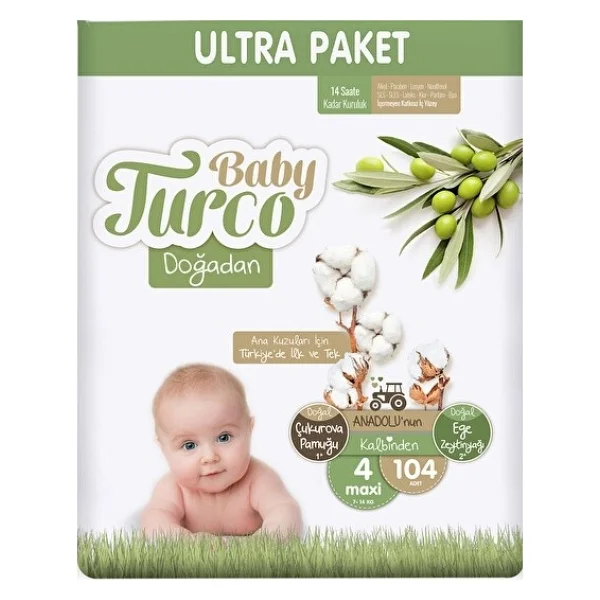 Baby Turco Doğadan 5 Numara Junior 80'li Bebek Bezi - Görsel 2