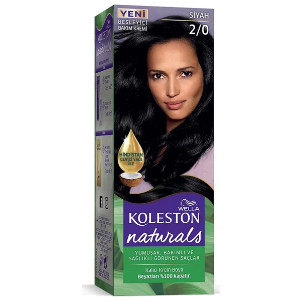 Koleston Naturals 2.0 Siyah Saç Boyası - Görsel 3
