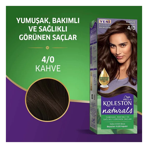 Koleston Naturals 4.0 Kahve Saç Boyası - Görsel 4