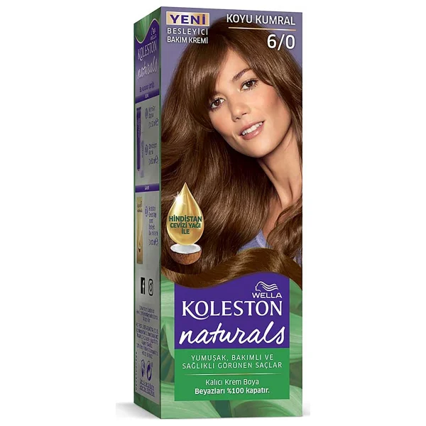 Koleston Naturals 6.0 Koyu Kumral Saç Boyası - Görsel 3