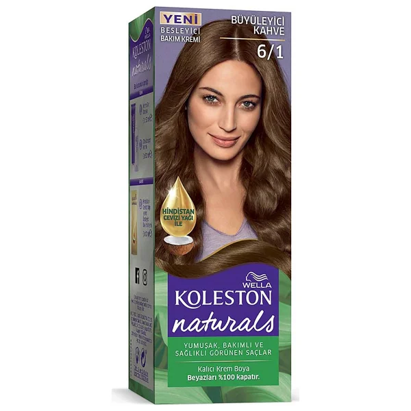 Koleston Naturals 6.1 Büyüleyici Kahve Saç Boyası - Görsel 3