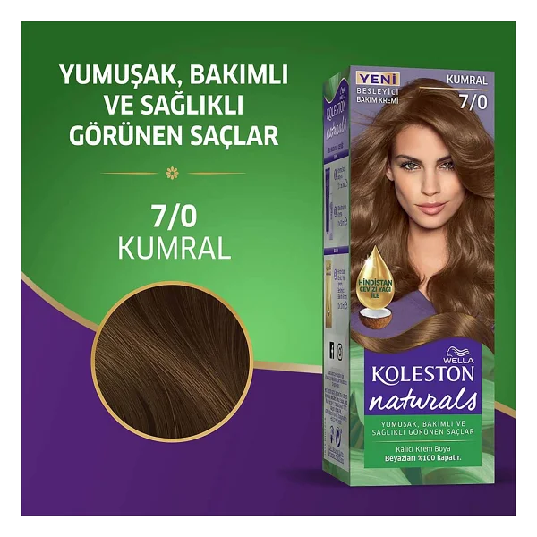 Koleston Naturals 7.0 Kumral Saç Boyası - Görsel 4