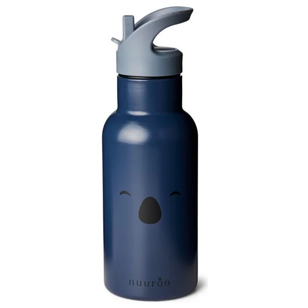 Nuuroo Bertil Pipetli Paslanmaz Çelik Termos Koala Black Iris Lacivert 350 Ml - Görsel 3