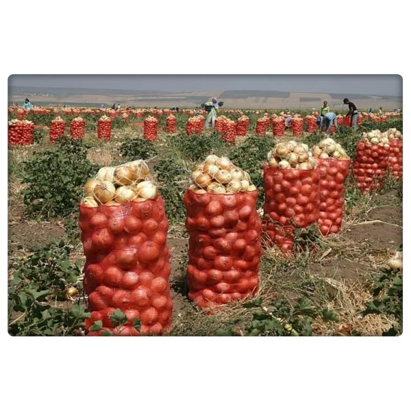 Abdioğlu Soğan Çuvalı (25 Kiloluk) 100 Adet 45x75 - Kırmızı - 45x75 Cm - Görsel 4