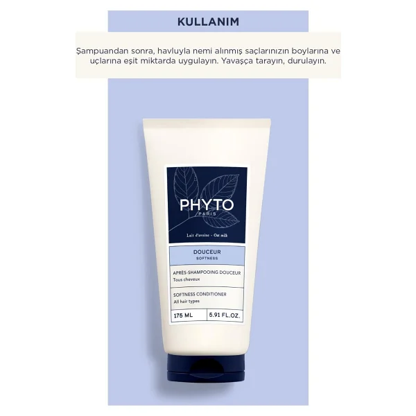 Phyto Douceur Softness Kolay Tarama Sağlayan 175 Ml Saç Kremi - Görsel 2
