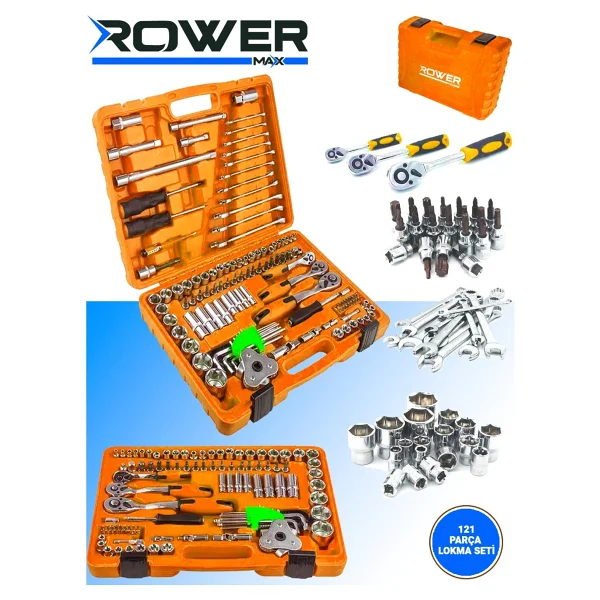 Rowermax Profosyonel 121 Parça Lokma Takımı - Görsel 2