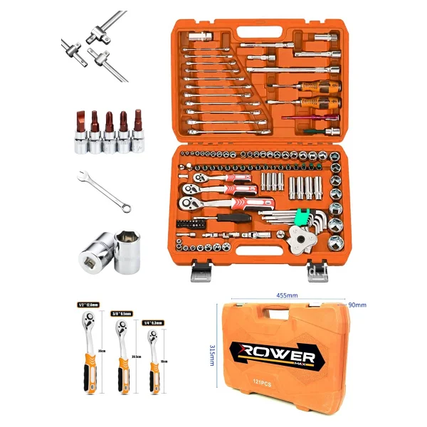 Rowermax Profosyonel 121 Parça Lokma Takımı - Görsel 3