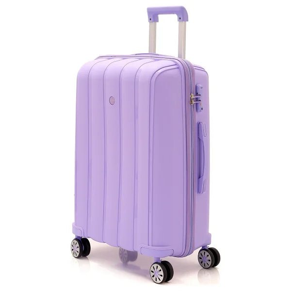 Mçs V305 Polipropilen Lila Kabin + Orta + Büyük Boy 3'lü Valiz Seti - Görsel 4