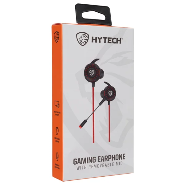Hytech Hy-Gk Kırmızı Kablolu Kulak İçi Oyuncu Kulaklığı - Görsel 4