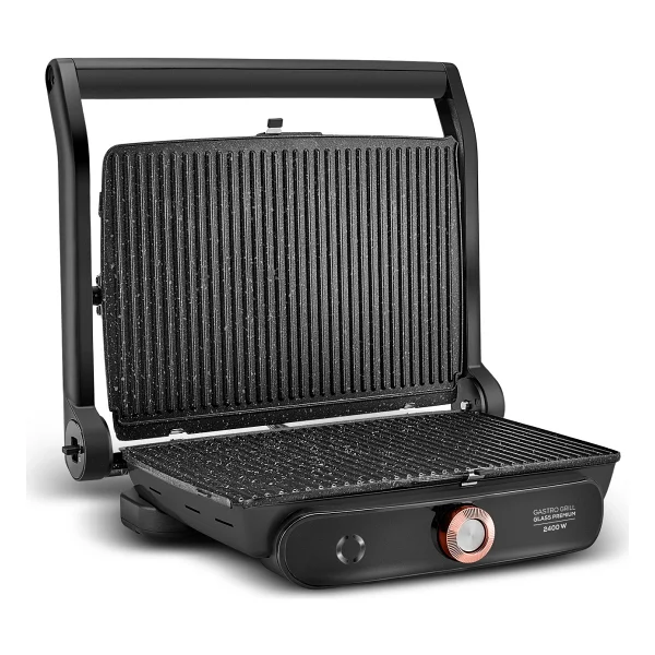 Karaca Gastro Grill Glass Premium 2400 W Black Copper Tost Makinesi - Görsel 8