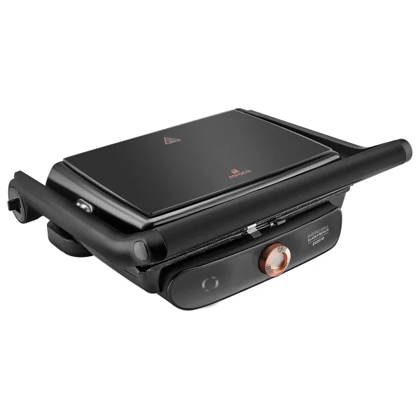 Karaca Gastro Grill Glass Premium 2400 W Black Copper Tost Makinesi - Görsel 9