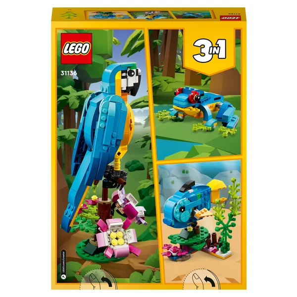 Lego 31136 Creator Egzotik Papağan - Görsel 4