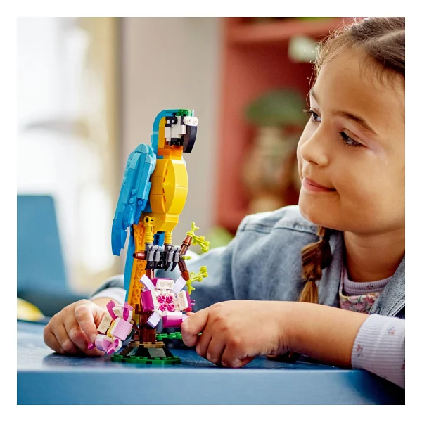 Lego 31136 Creator Egzotik Papağan - Görsel 8