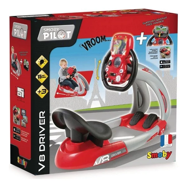 Smoby Pilot V8 Sürüş Simülatörü 370206 - Görsel 3