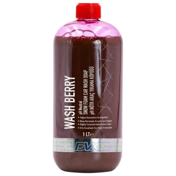 Divortex Dvx Wash Berry Ph Nötr 1 Lt Oto Şampuan - Görsel 2