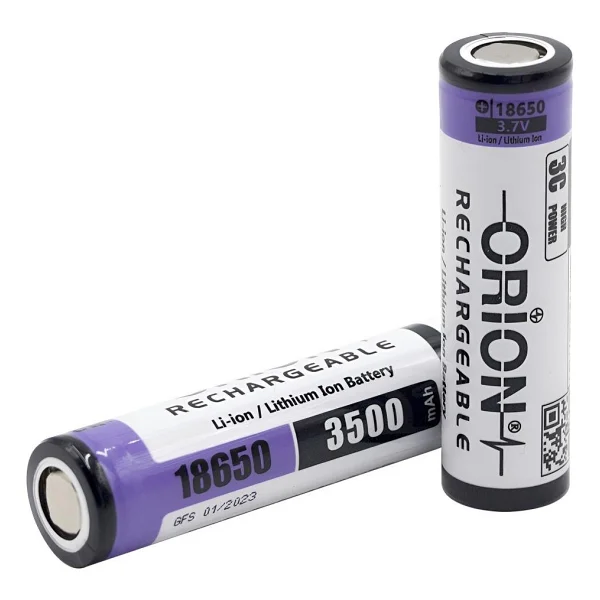 Orion 18650 3500 mAh 3.7 V 3c Li-İon Şarjlı Pil - Görsel 3