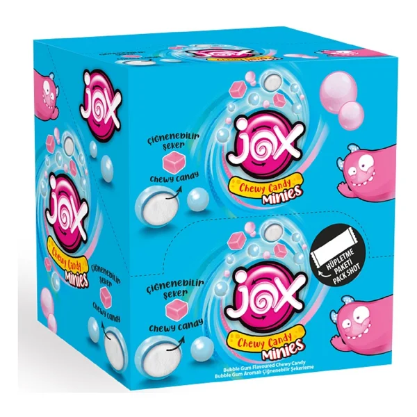 Jox Minies Bubble Gum Çiğnenebilir Şekerleme 24x10 Gr - Görsel 3