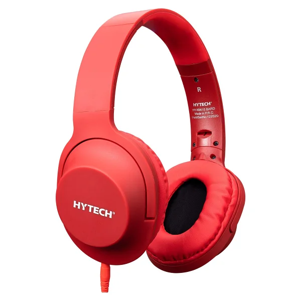 Hytech Hy-K19 Reminör Kırmızı Mikrofonlu Kulaklık - Görsel 2
