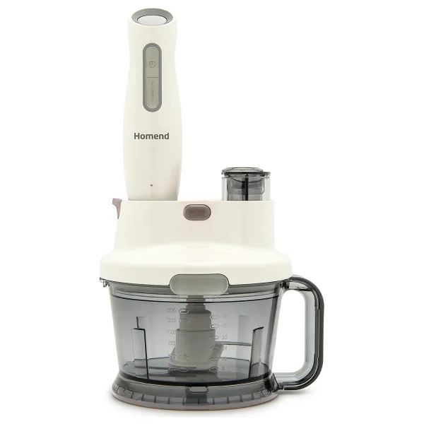 Homend Functionall 2807h 1000 W Krem Gri Mutfak Robotu - Görsel 2