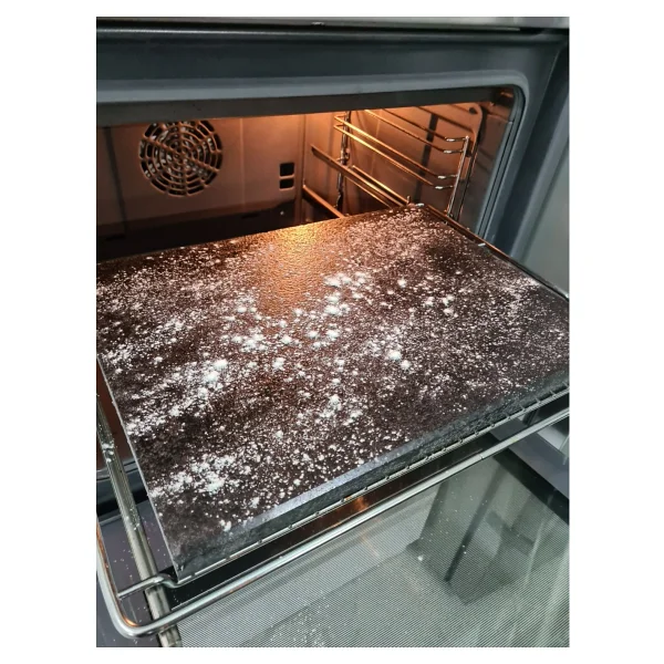 Mermer Mutfak Doğal Bazalt Fırın Pişirme Taşı - 30 X 40 Cm. Tam Fırın Boyutu - Görsel 4