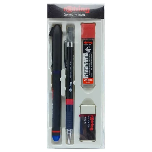 Rotring Visumax Roller + 0.7 Mm Versatil Kalem 4'lü Siyah Ofis Seti - Görsel 10