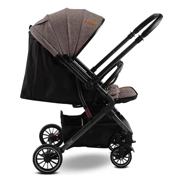 Babyhope BH-3180 Bella Çift Yönlü Kahverengi Kabin Bebek Arabası - Görsel 3