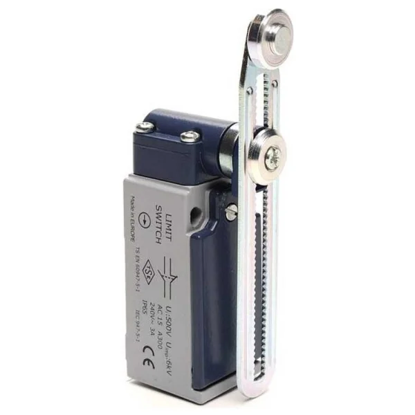 Emas L51k13mem123 L51 Metal Gövde 18 Mm Metal Ayarlanabilir Kollu Makara Ani Hareketli 1no+1nc Sınır Şalter - Görsel 2